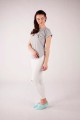 T-shirt szary z haftem krakowskim