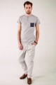 T-shirt szary z haftem rzeszowskim