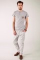 T-shirt szary z haftem lubelskim