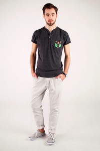 T-shirt grafitowy haft mazowiecki