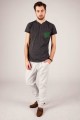 T-shirt grafitowy z haftem wilanowskim