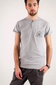 T-shirt szary z haftem wielkopolskim
