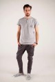 T-shirt szary z haftem wielkopolskim