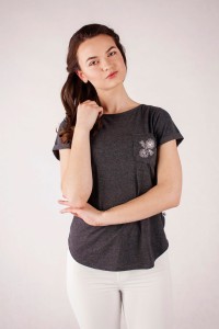 T-shirt grafitowy haft wilanowski - single 