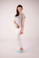 T-shirt szary z haftem góralskim
