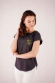 T-shirt grafitowy z haftem kaszubskim