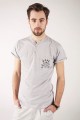T-shirt szary z haftem bamberskim